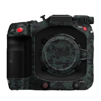 C 80 Premium Camera Premium Sticker Protective Film Anti-Scratch Skin for Canon EOS C80(Knight Green)