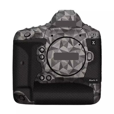 1DXIII Anti-Scratch Camera Sticker Coat Wrap Protective Film Body Protector Skin Cover for Canon EOS-1D X Mark III(Triangle Titanium)