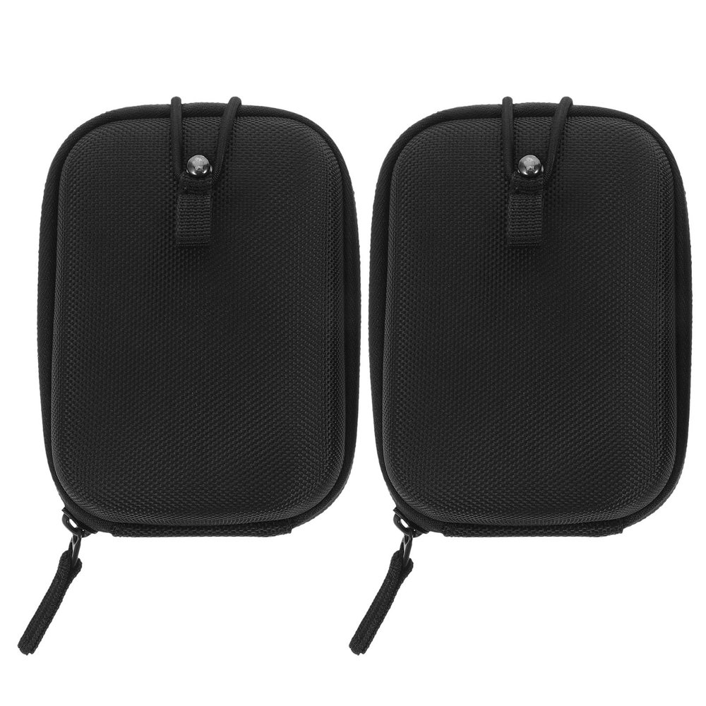 Abaodam 2pcs Golf Rangefinder Case: EVA Storage Bag with Clip On Belt Loop - Anti Shock Water Resistant Protective Cover for Golf GPS Small Electronics