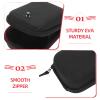 Abaodam 2pcs Golf Rangefinder Case: EVA Storage Bag with Clip On Belt Loop - Anti Shock Water Resistant Protective Cover for Golf GPS Small Electronics view 3