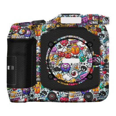 C 80 Premium Camera Premium Sticker Protective Film Anti-Scratch Skin for Canon EOS C80(Graffiti White)
