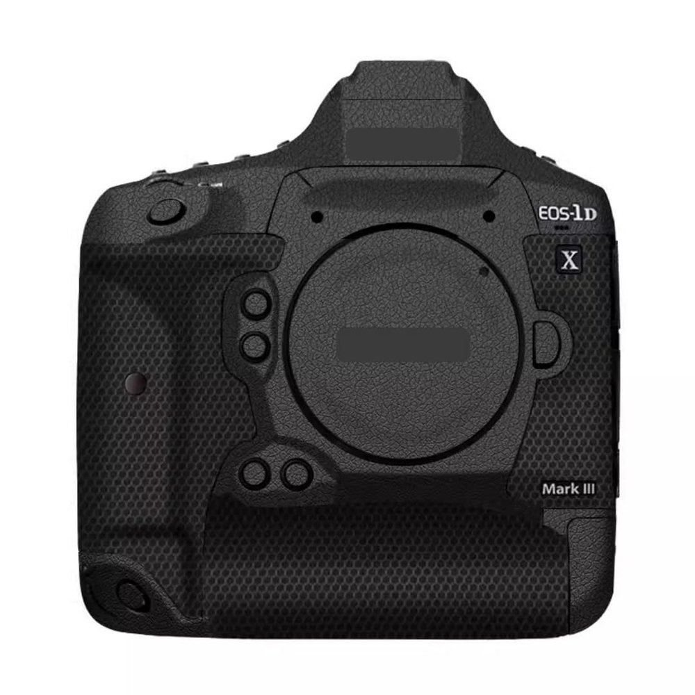 1DXIII Anti-Scratch Camera Sticker Coat Wrap Protective Film Body Protector Skin Cover for Canon EOS-1D X Mark III(Leather Black)