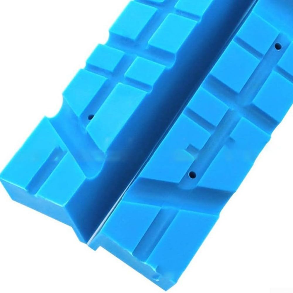Soft Pad Jaw Rubber Magnetic 2pcs for Metal Vise Bench Tools Compatible with 456 Bench Vise Mill Clamps for Secure Clamping of Various Materials (4in)