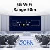 Bewinner Wireless HDMI Transmitter and Receiver, 4K Decode 1080P HD Video Output, WiFi HDMI AV Extender Kit for Desktop, PC, Phone view 2