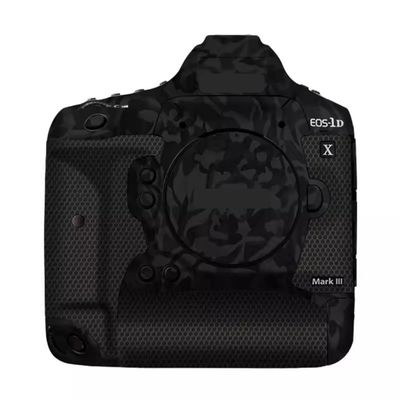 1DXIII Anti-Scratch Camera Sticker Coat Wrap Protective Film Body Protector Skin Cover for Canon EOS-1D X Mark III(Shadow Camo Black)