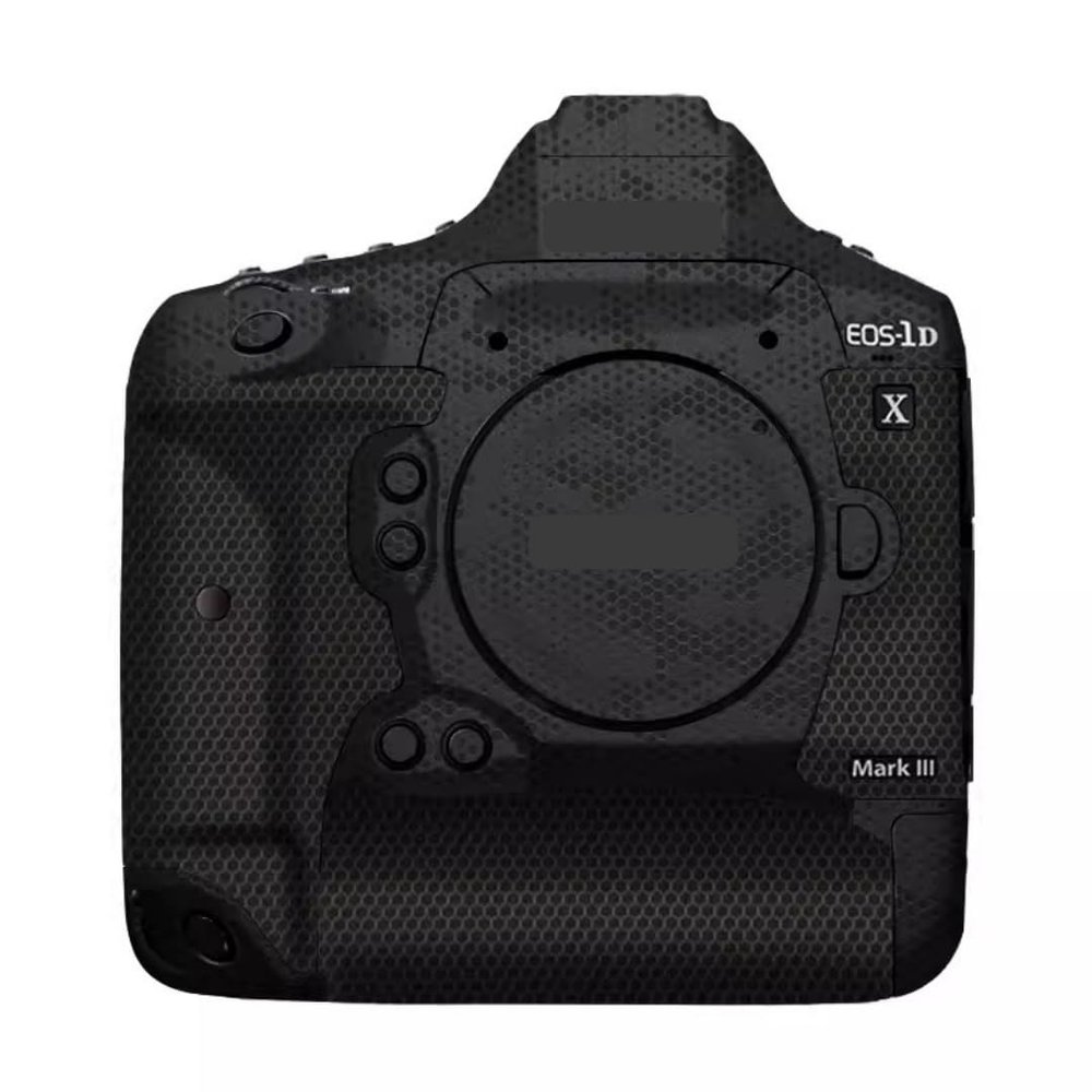 1DXIII Anti-Scratch Camera Sticker Coat Wrap Protective Film Body Protector Skin Cover for Canon EOS-1D X Mark III(Mamba Black)