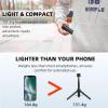 YUEHISY Extendable Selfie Stick Tripod, 4 Levels Adjustment Magnetic Suction, for Pocket 3 X4 X5 Action 5 Pro 4 Cameras view 3