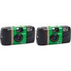 FUJIFILM QuickSnap Flash 400 One-Time-Use Disposable Camera (27 Exposures, 5X 2-Pack) Bundle with Microfiber Cleaning Cloth view 2