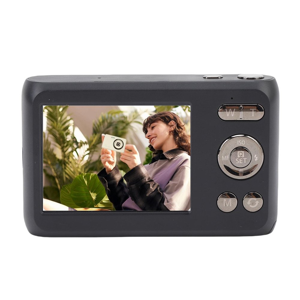 Zopsc 4K 64MP Digital Camera, Video Camera with 16x Digital Zoom 2.7 Inch Screen, Auto Focus Travel Cam for Photography (Black)
