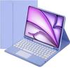 AnMengXinLing Keyboard Case for iPad Air 11(M3/M2),Air 5/Air 4 with Pencil Holder,Magnetic Detachable Keyboard with Multi-Touch Trackpad for iPad Air 11-inch/10.9" Air 5th 4th Generation,Purple view 1