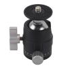 Hamwesh Tripod Ball Head, Aluminum Alloy 360 Degree Swivel Ball Head with 1 Screw Thread Base 4 Screw for Camera Mirrorless Fill Light Mirrorless view 2