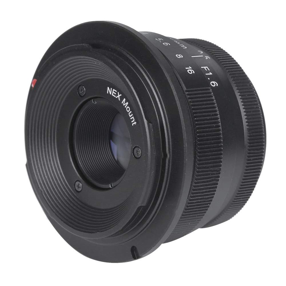 Tbest NEWYI 35mm F1 6 Large Aperture Manual Focus Lens for Mirrorless Cameras Black Silver Optical Glass Alloy Fixed Photography Enthusiasts (M4/3 Port)