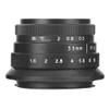 Tbest NEWYI 35mm F1 6 Large Aperture Manual Focus Lens for Mirrorless Cameras Black Silver Optical Glass Alloy Fixed Photography Enthusiasts (M4/3 Port) view 3