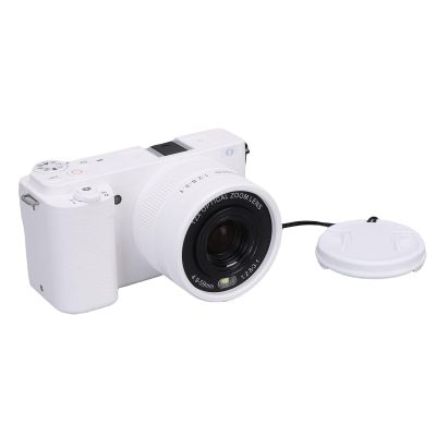 Bewinner 4K Digital Camera for Photography, 64MP Vlogging Camera with 3" Flip Screen, LED Fill Light, 20x Zoom Anti Shake Mirrorless Video Cameras for Beginner (White)