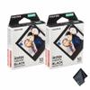 FUJIFILM INSTAX Square Black Instant Film (20 Exposures) Bundle with Microfiber Cleaning Cloth view 1