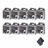 FUJIFILM INSTAX Square Monochrome Instant Film (100 Exposures) Bundle with Microfiber Cleaning Cloth view 1