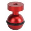 Tbest Diving Light Ball Head Premium Aluminium Alloy Hard Coating Anodizing Small Lightweight Durable Underwater Flashlight for Swimming Camera Accessories (Red) view 2