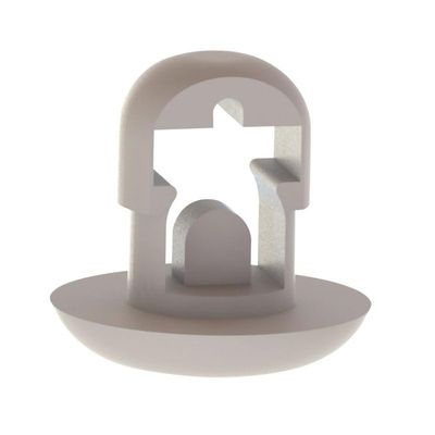 Essentra, FTH-9-01-C, Cable Tie Mount - Natural - Nylon - Maximum Compatible Cable Tie Width 4.8 mm (0.190 in) (100 Item/s)