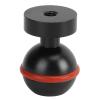 Tbest Diving Light Ball Head Premium Aluminium Alloy Hard Coating Anodizing Small Lightweight Durable Underwater Flashlight for Swimming Camera Accessories (Black) view 3