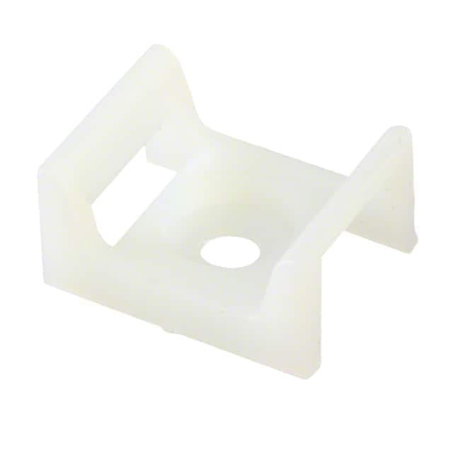 Essentra, FTH-27-RS-01, Cable Tie Mount - Screw-In & Rivet Mounting - 0.380 to 0.510 in (9.7 to 13 mm) Compatible Cable Tie Width Range - 0.205 in (5.2 mm) Hole Diameter - 0.500 in (12.7 mm(50 Item/s)