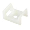 Essentra, FTH-27-RS-01, Cable Tie Mount - Screw-In & Rivet Mounting - 0.380 to 0.510 in (9.7 to 13 mm) Compatible Cable Tie Width Range - 0.205 in (5.2 mm) Hole Diameter - 0.500 in (12.7 mm(50 Item/s) view 1