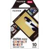 Fujifilm Instax Mini Film Variety Pack  Contact Sheet, Stone Gray, Sprinkles, Rainbow, Pink Lemonade, Mermaid Tail  (10 Sheets)  Compatible with Mini Cameras (Contact Sheet / 10 Sheets) view 1
