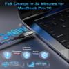 Zelcaum USB C Thunderbolt 5 Cable 120Gbps Bandwidth, 80Gbps Date, 16K 8K 4K Video Sync Display, 240W Fast Charging, Fully Compatible with Thunderbolt 4/3, Type USB-C, USB4 / Gen4 Devices 10FT view 4