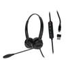 Adesso Xtream P4 USB C Headset with Microphone TAA Compliant Made in Taiwan Dual Connector Business Communication Headset Mute Volume Answer End Call Controls Windows Mac Compatible view 1