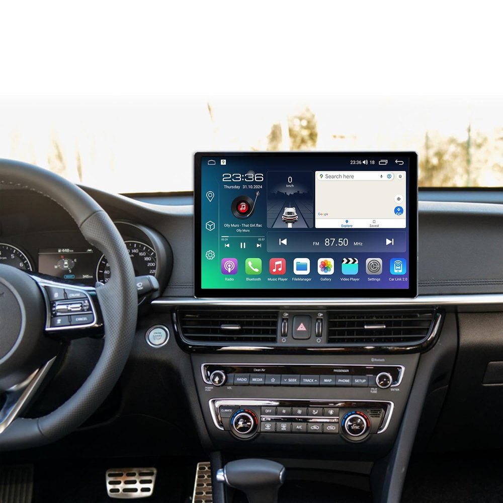12.5" Android Car Stereo for Kia Optima 4 K5 2015-2020 Wireless Apple Carplay Android Auto Car Radio Bluetooth Head Unit QLED Touch Screen 1920x1200 GPS Navigation4GB+64GB