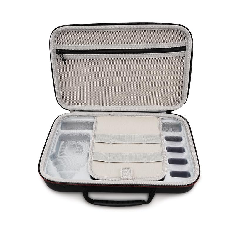 Portable Large Compact Storage Bag for DJI OSMO 360 Panoramic Camera and Accessories Oxford Fabric+EVA Travel Carrying Case with Handheld Handle and Shoulder Strap
