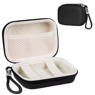Ainiv Digital Camera Case, Small Camera Case, Compact Camera Pouch for Sony, Casio, Canon, Panasonic, Travel Cameras Storage Holder for Accessories SD Card (Black)