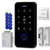 AccessShield Biometric Fingerprint Access Smart Home Security Systems with Waterproof Keyboard,Power Supply,Door Switch,(Electric Lock),Keychain, Phone APP Remote Unlock view 1