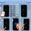 AccessShield Biometric Fingerprint Access Smart Home Security Systems with Waterproof Keyboard,Power Supply,Door Switch,(Electric Lock),Keychain, Phone APP Remote Unlock view 3