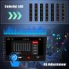 1080P Touch Screen Single Din Car Stereo,9 Inch 1 Din Car Radio with Mirror Link Bluetooth Hands-Free Call FM Radio Car Audio Support SWC USB EQ Backup Camera view 3