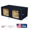 10" Dual Sealed Large Solo baric L7S L7R sub Box Speaker Box subwoofer Enclosure Stereo car Audio Home Audio view 2