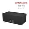10" Dual Sealed Large Solo baric L7S L7R sub Box Speaker Box subwoofer Enclosure Stereo car Audio Home Audio view 4