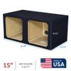 15" Dual Sealed Large Solo baric L7S L7R sub Box Speaker Box subwoofer Enclosure Stereo car Audio Home Audio view 2