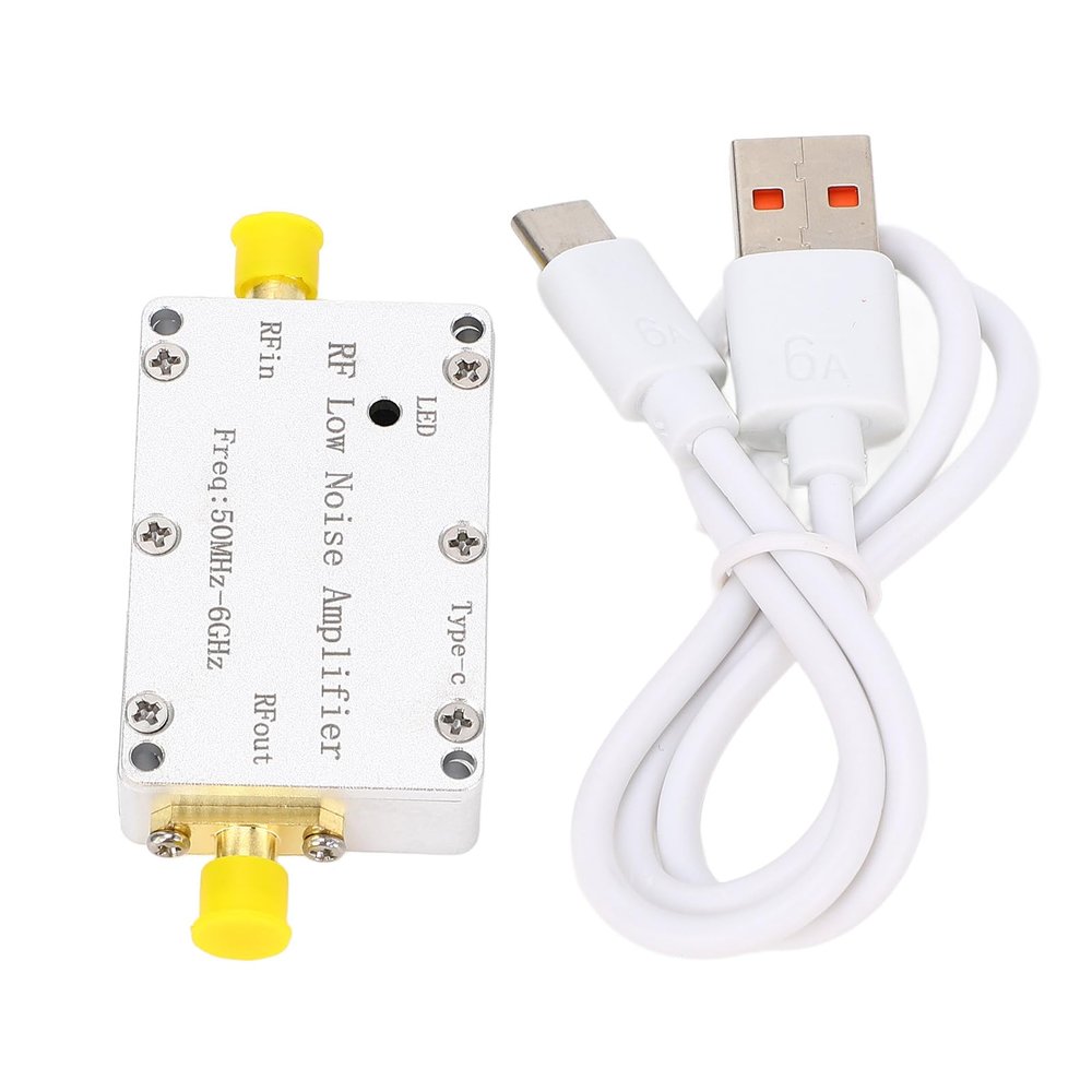 RF Switch Module Low Noise Receiving Module 30dB Broadband Frequency Covering Signal Amplification Equipment Aluminum Alloy