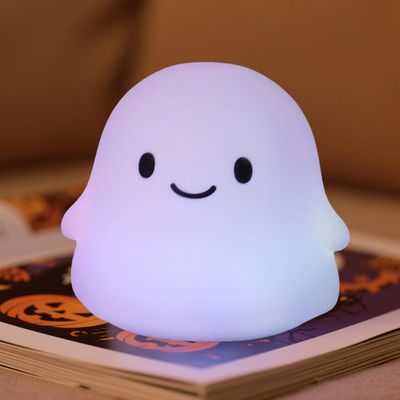 Daixinde Ghost Night Light Color Changing, Cute Cloud Decor with Colors & 50Hrs, Tap Control Light Up Ghost for Kids, Rechargeable Halloween Gifts, [Mothers Day Gifts]