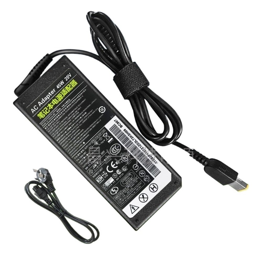 Suitable for S2 Laptop Power Adapter 20V2.25A Computer Charger Cable Square Port 45W