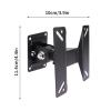 1 Set 14-24 Inch TV Stand LCD LED Monitor Wall Mount Bracket Fixed Flat Screen TV Frame Support 180 Degree Tilt Angle with Screws view 2