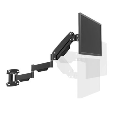 17-27 Inch Extra Long Gas Spring Arm Wall Mount Monitor Bracket Full Motion Heavy Duty LCD TV Mounting Bracket LG312 Load Bearing 2-9 kg