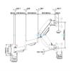 17-27 Inch Extra Long Gas Spring Arm Wall Mount Monitor Bracket Full Motion Heavy Duty LCD TV Mounting Bracket LG312 Load Bearing 2-9 kg view 2