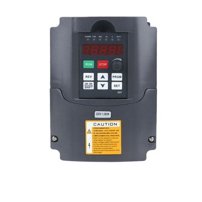 1.5KW 2.2KW 3KW VFD Inverter 110V 220V HuanYang VFD Frequency Converter 3 Phase Output Machine Drive Inverter for Motor(1.5KW 110V)