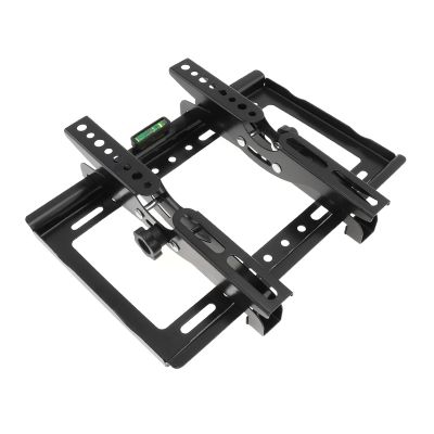 25kg Adjustable TV Wall Mount Bracket Flat Screen TV Stand Frame Support 15 Degree Tilt Angle Suitable for 14-42 Inch LCD LED