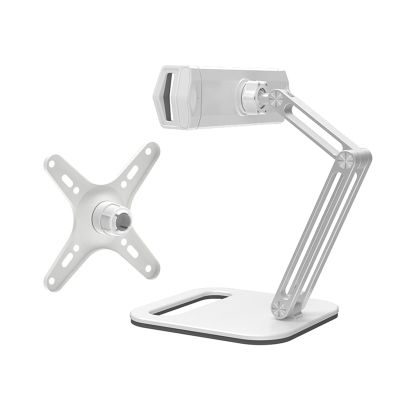 NZXEDVHU Monitor Desk Mount Single Monitor Stand Freestanding Fits 13" to 18" Computer Screens, Height Adjustable(2 In 1-01)