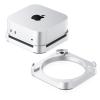 ORICO Stackable Mac mini Stand - Modular Interlocking Design, 360 Ventilation & Premium ABS Silver Finish, Space-Saving Stand for M4 or M4 Pro Mac mini-ST02 view 1