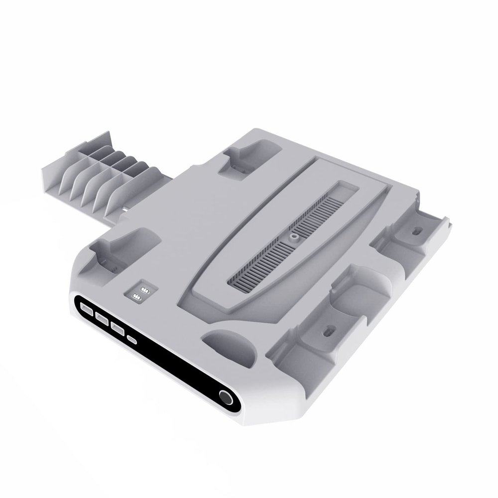 SPONGL Storage Racks,Cooling Station with Double Controller Charging Station Dock for 2 Holders Disc Storage Racks