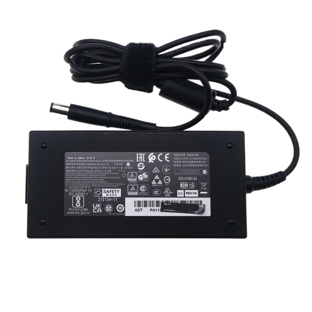 AC Adapter 20V 6.75A 135W 7.4x5.0mm(UK Plug)