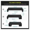 HFFFXRCY RGB computer monitor stand riser desk with USB 3.0 port keyboard and mouse storage rack screen rack with drawer monitor rack(Without RGB) view 2